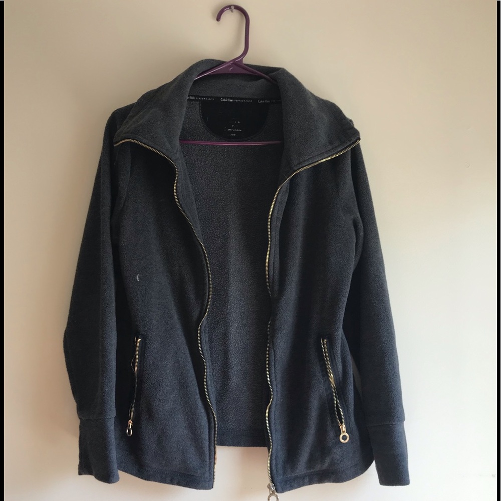 Fleece Calvin Klein zip up